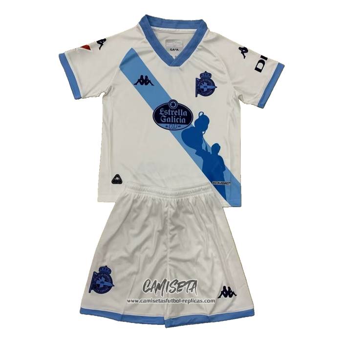 Tercera Camiseta Deportivo de La Coruna 2024-2025 Nino